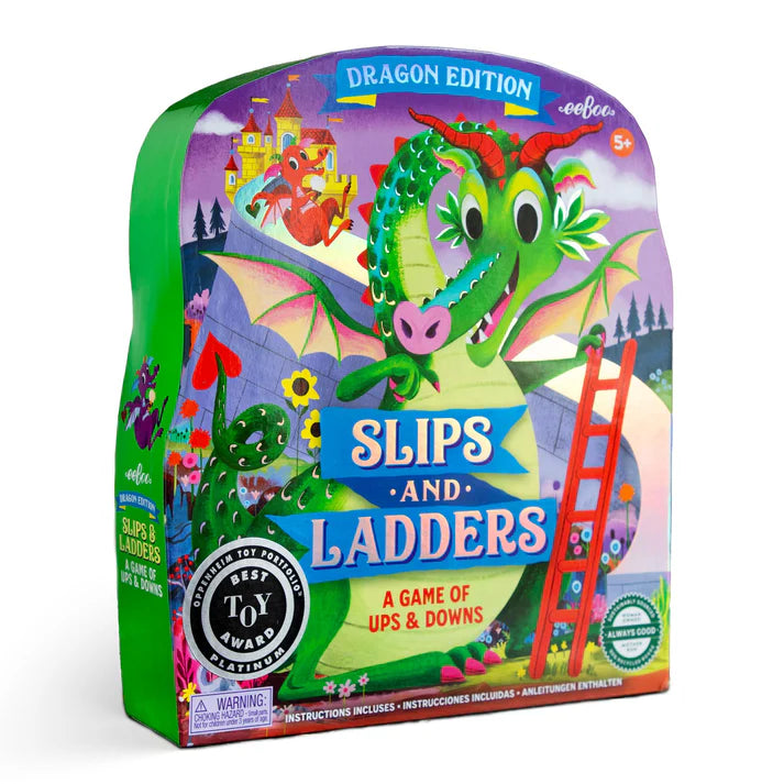 Slips and Ladders Dragon Shaped Game