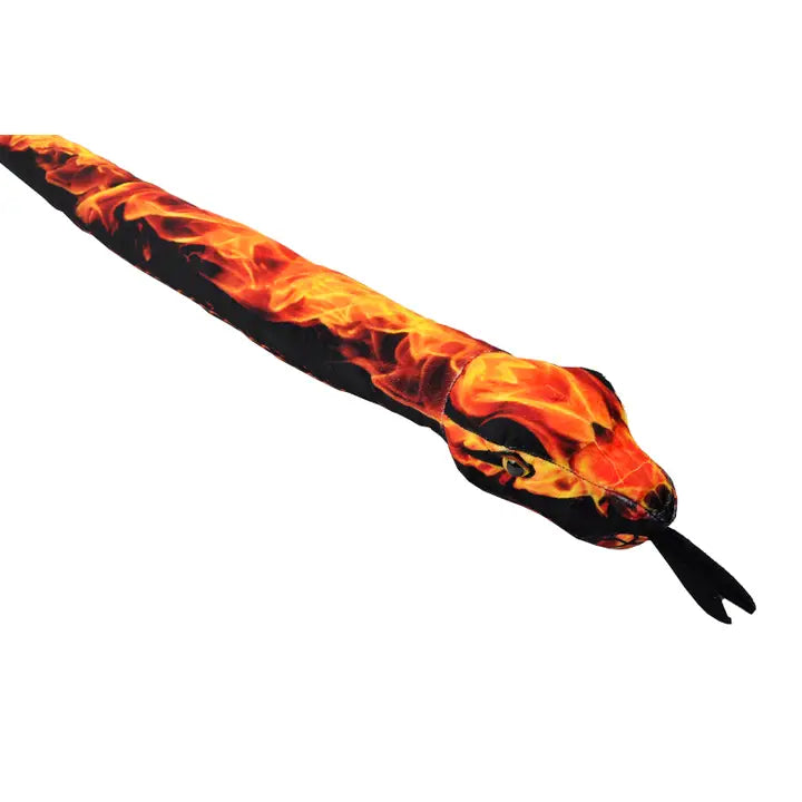 Snake Flames Stuffed Animal 54"