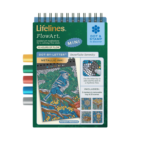 Lifelines Flowart Mini: Snowflake Serenity