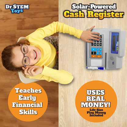 Dr. Stem Toys Solar Cash Register