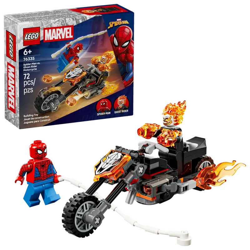 LEGO Marvel: Spider-Man Vs. Ghost Rider Motorcycle