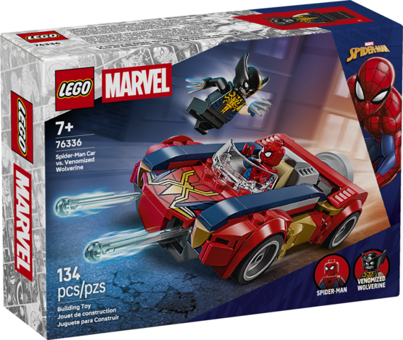 LEGO Marvel: Spider-Man Car Vs. Venomized Wolverine