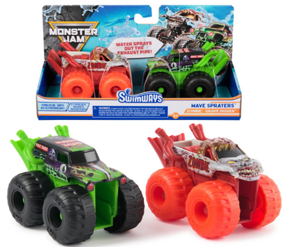 Swimways Wave Sprayers Zombie and Gravedigger