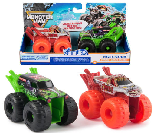 Swimways Wave Sprayers Zombie and Gravedigger