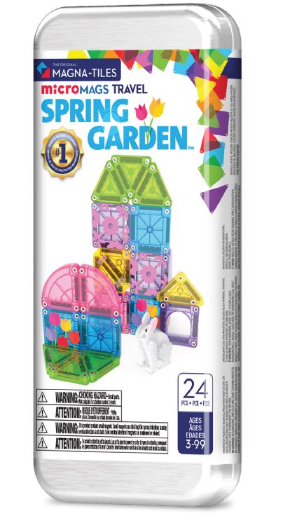 microMAGS Spring Garden 24-Piece Travel (Magna-Tiles)