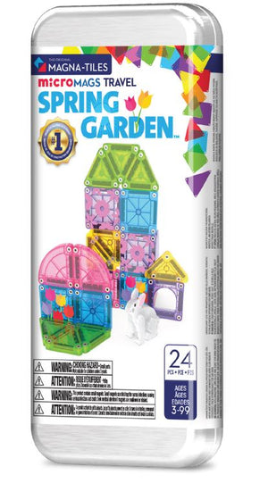 microMAGS Spring Garden 24-Piece Travel (Magna-Tiles)