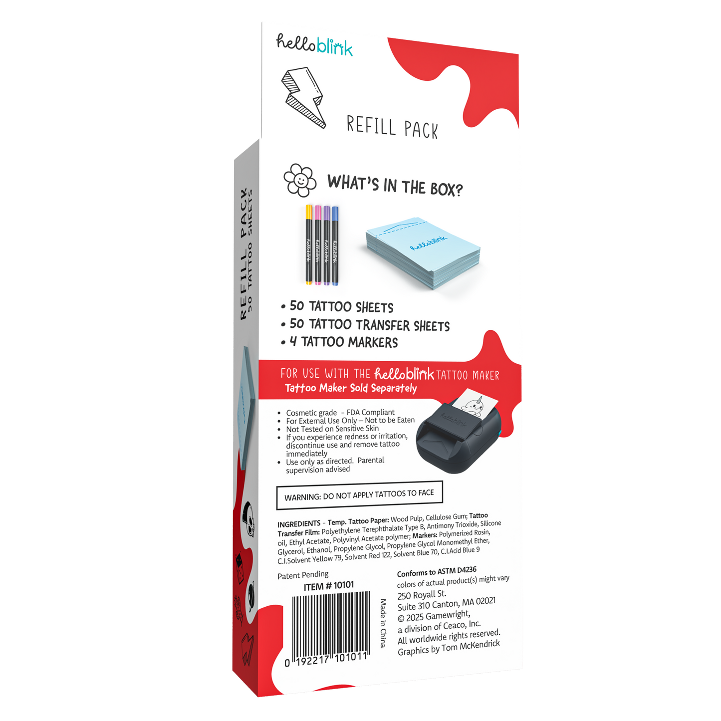 Hello Blink TATTOO Refill Pack