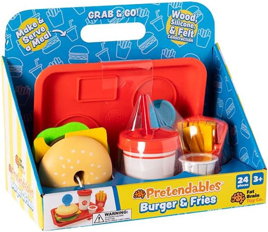 Pretendable Burger Fry