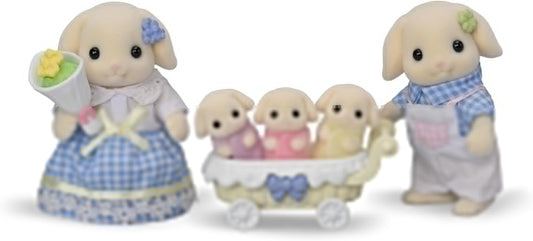 Calico Critters Flora Rabbit Family