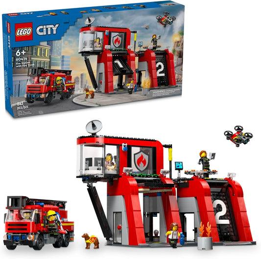 Fire Station Fire Truck