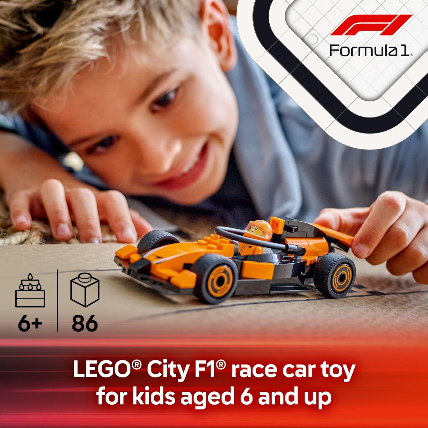F1 Driver Mclaren Racecar