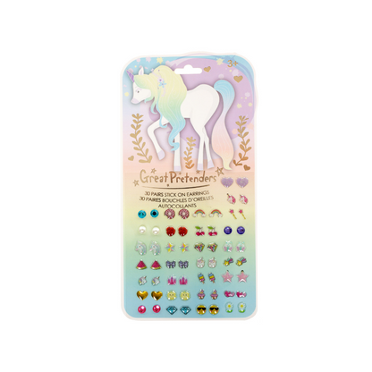 Unicorn Sticker Ear Blue