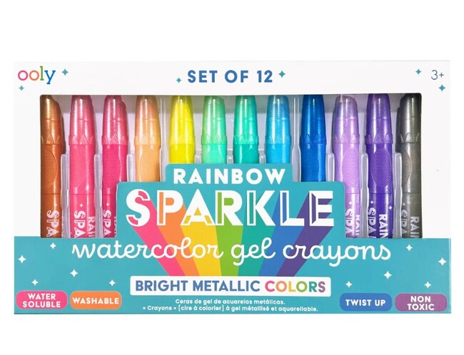Rainbow Spark Water Crayo