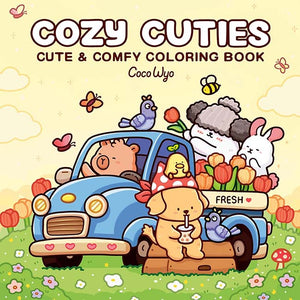 Cozy Cuties Coloring Book by Coco Wyo