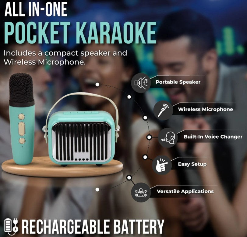 Pocket Karaoke Teal