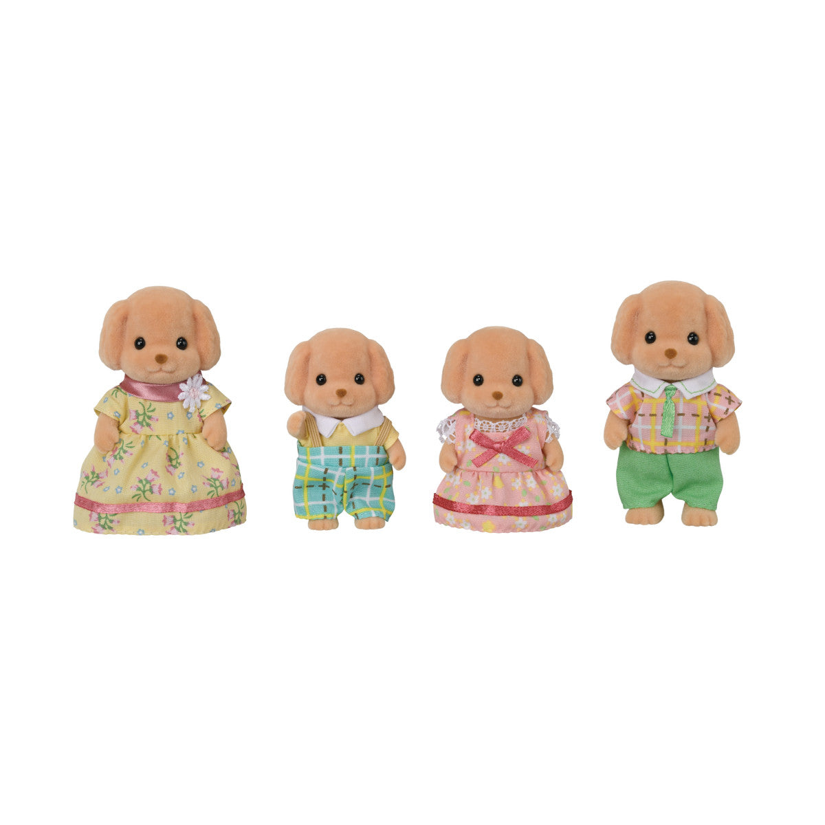 Calico Critters Toy Poodle Family (Bilingual Packaging)