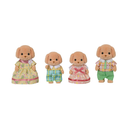 Calico Critters Toy Poodle Family (Bilingual Packaging)
