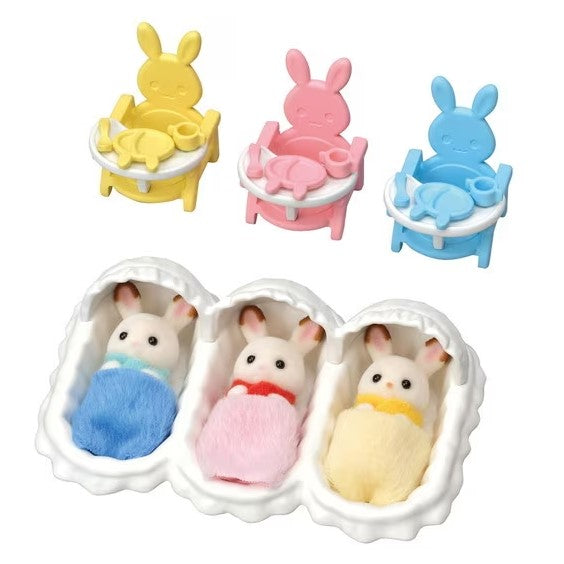 Calico Critters Triplets Care Set
