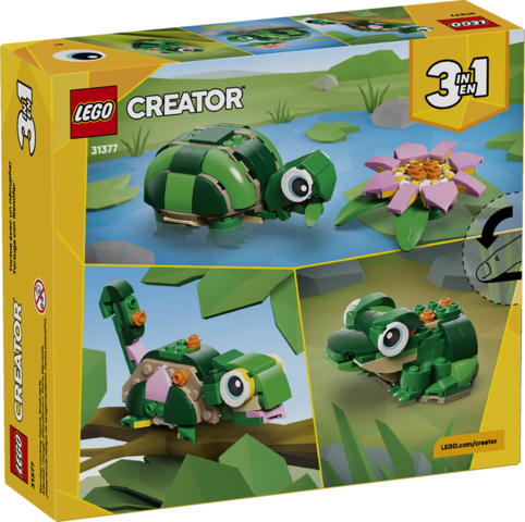 LEGO Creator: Turtle With A Water Lily Flower
