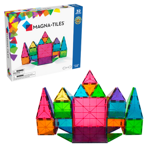 Magna-Tiles Classic Clear 32 Piece Set