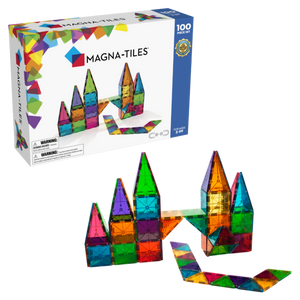 Classic Magna-Tiles Clear 100 Piece Set