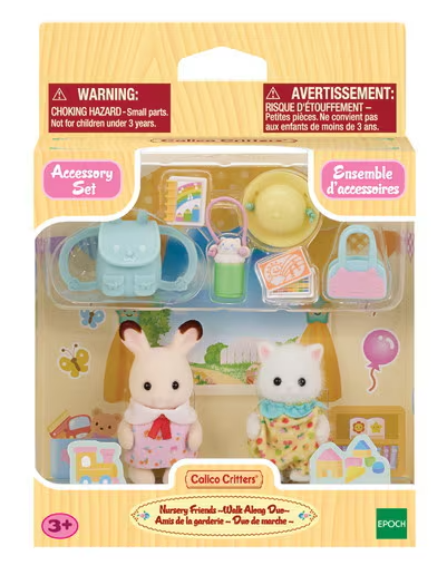Calico Critters Nursery Friends Walk-Along Duo