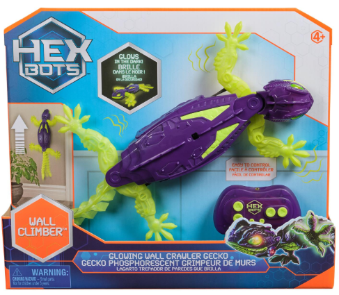 Hex Bots Wall Crawler Glow-in-the-Dark Gecko