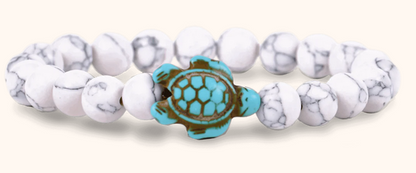 White Howlite Turtle Stc