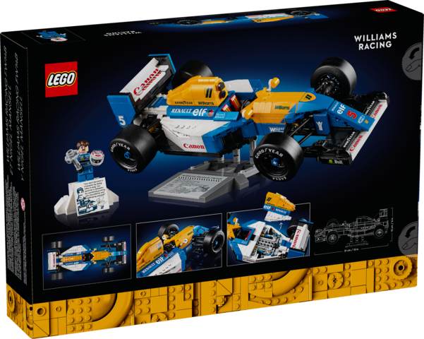 LEGO® Icons Williams Racing FW14B & Nigel Mansel