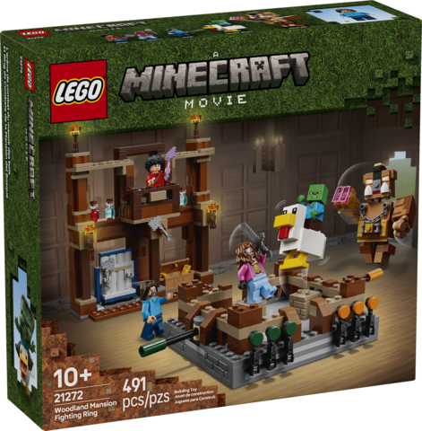 LEGO Minecraft Woodland Mansion Fighting