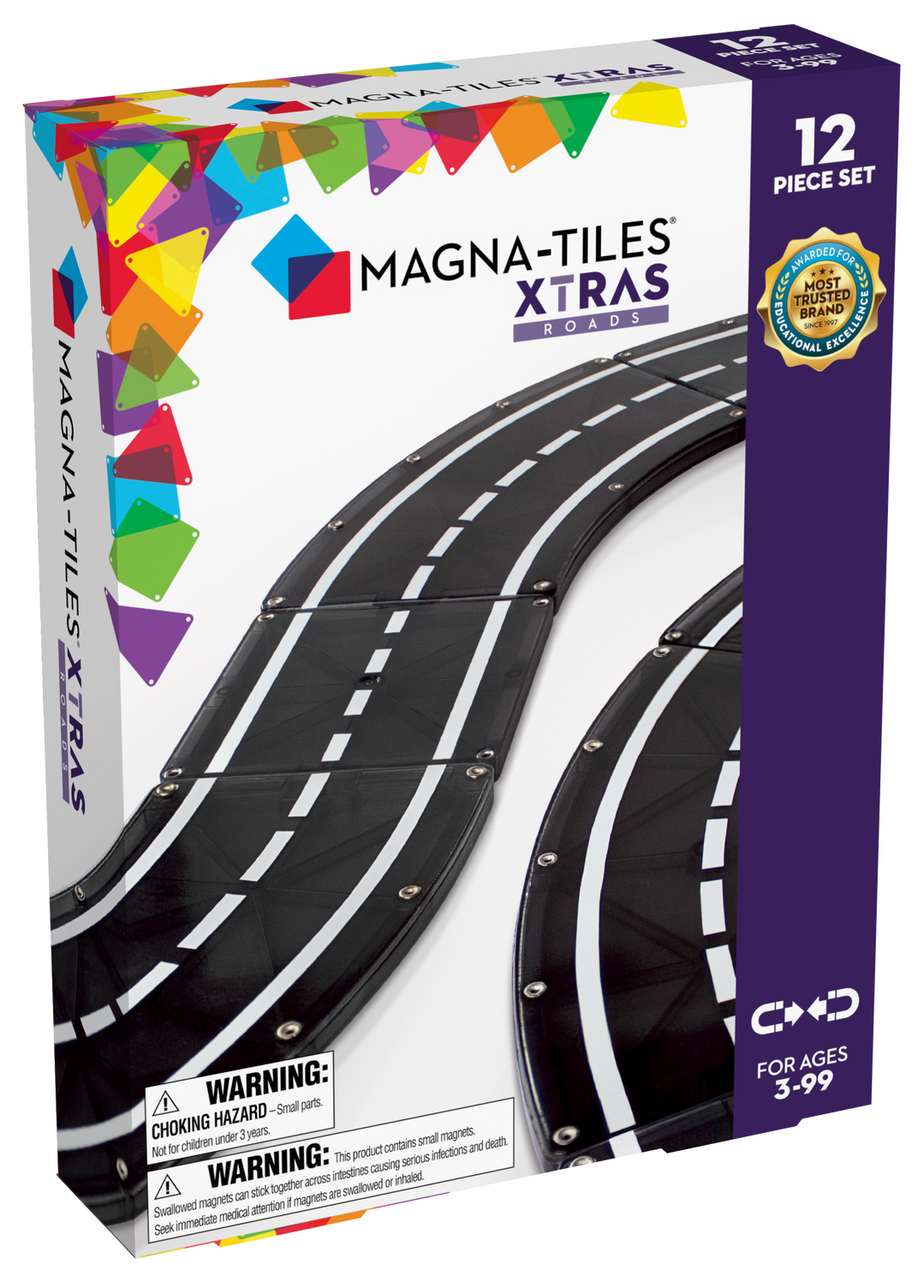 Xtras Roads 12pc Set (Magna-Tiles)